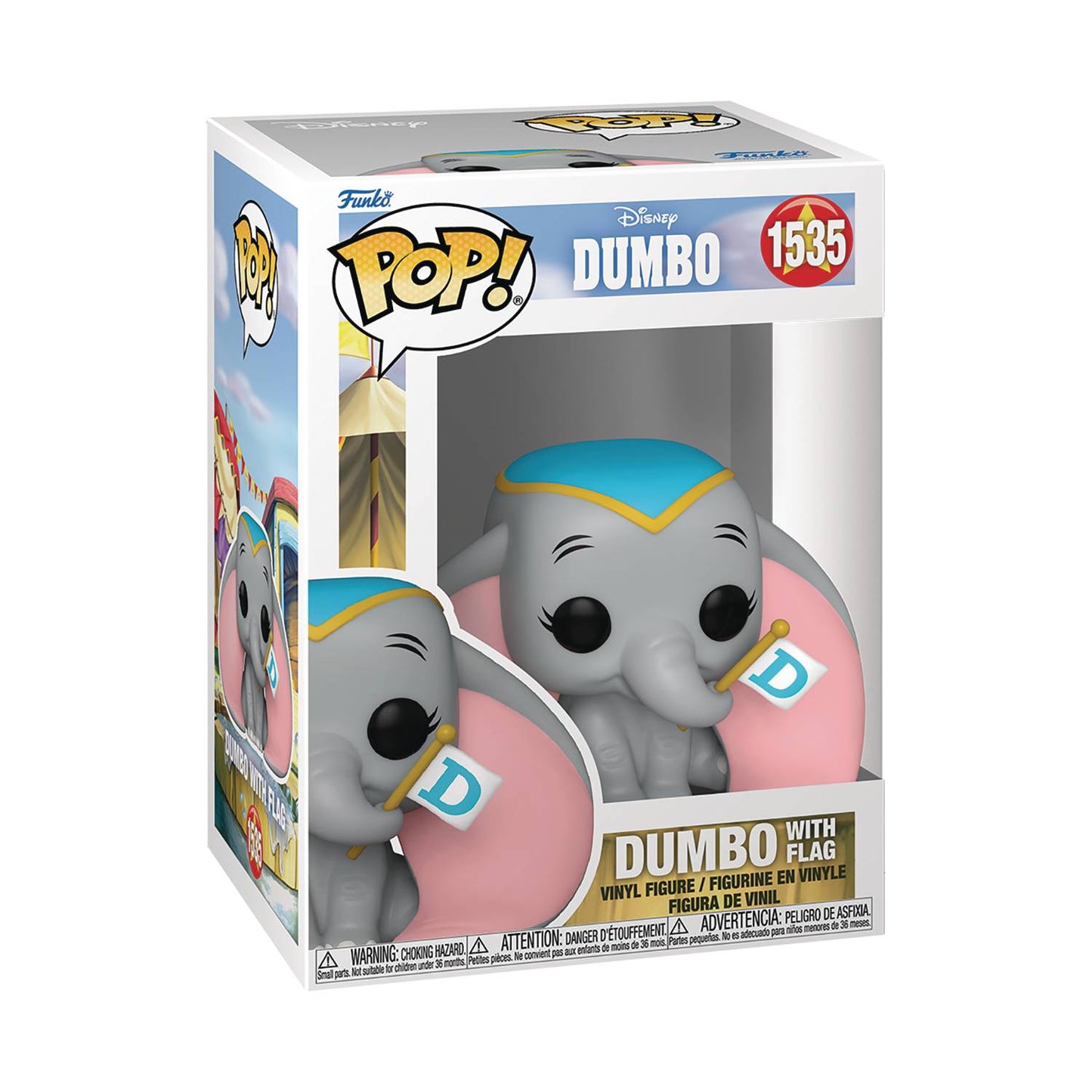 Funko POP! Disney: Dumbo with Flag #1535