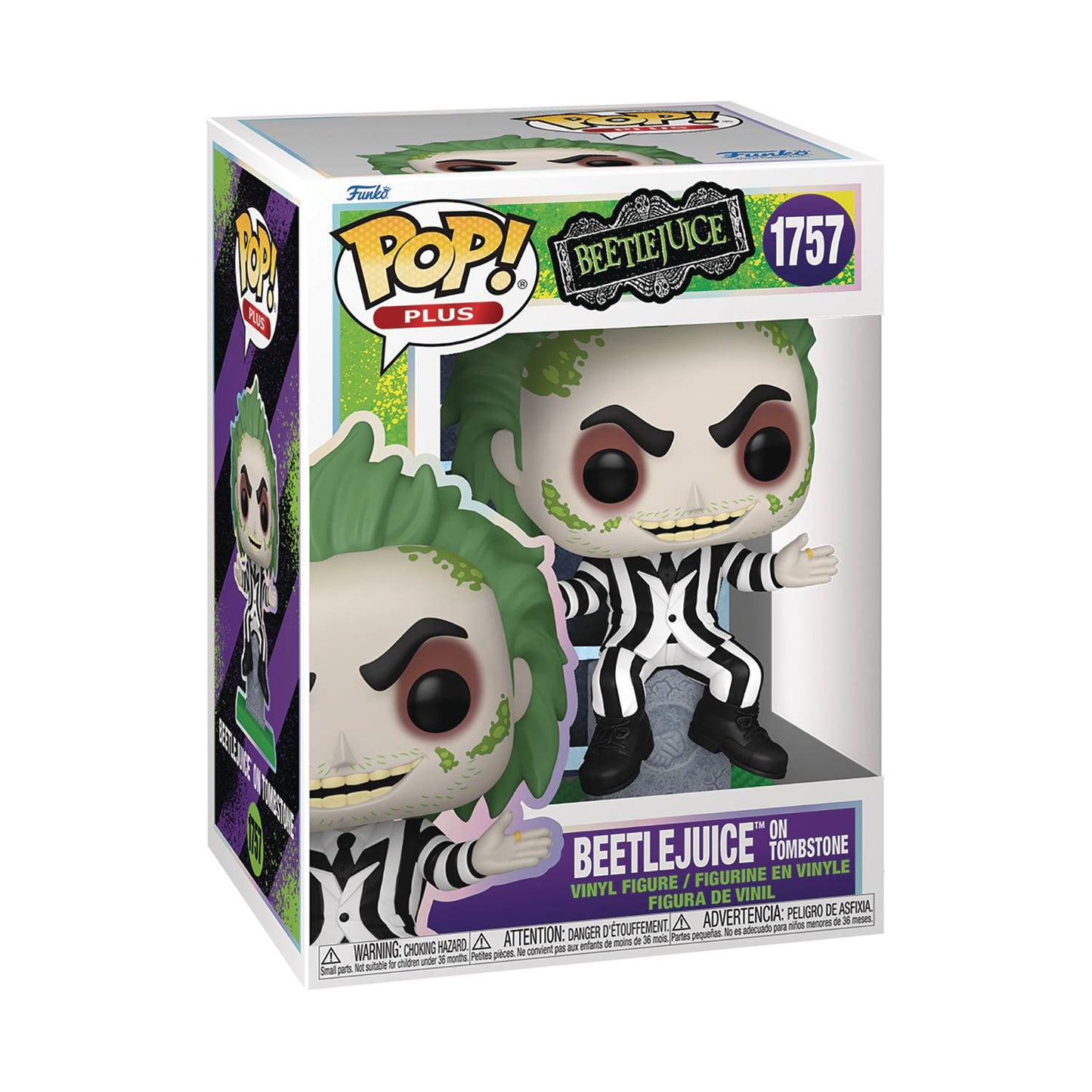 [Pre-Order] Funko Plus Pop!: Beetlejuice on Tombstone - Beetlejuice #1757