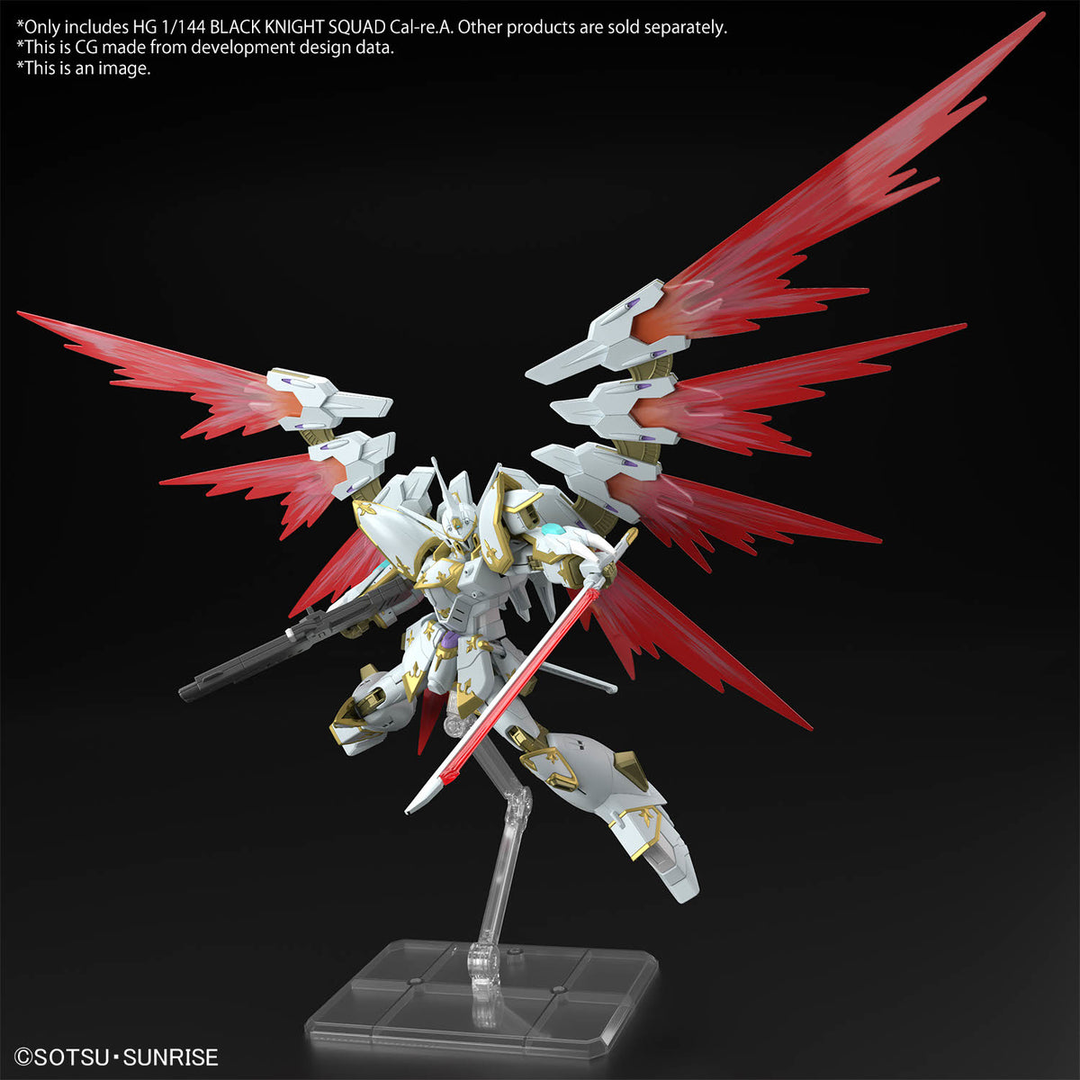 Mobile Suit Gundam Seed Freedom: #257 Black Knight Squad Cal-re. A - HG 1/144 Scale Model Kit - Videguy Collectibles