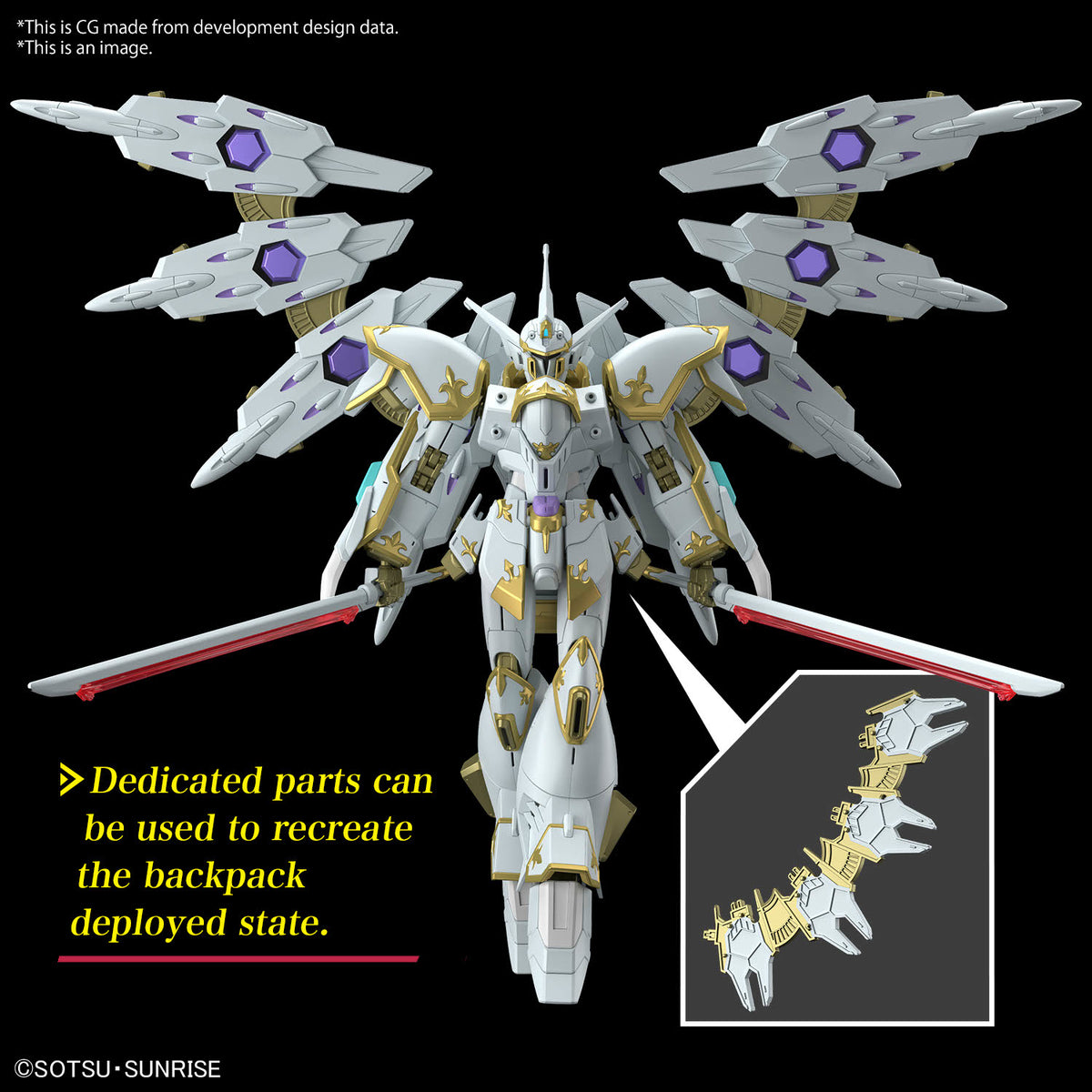 Mobile Suit Gundam Seed Freedom: #257 Black Knight Squad Cal-re. A - HG 1/144 Scale Model Kit - Videguy Collectibles