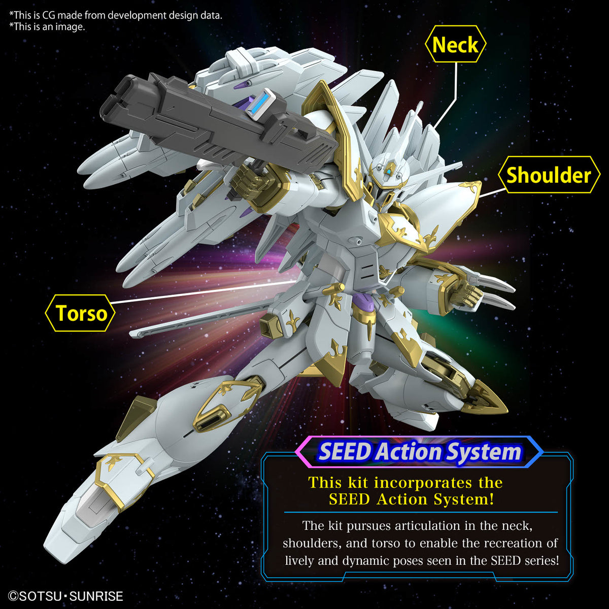 Mobile Suit Gundam Seed Freedom: #257 Black Knight Squad Cal-re. A - HG 1/144 Scale Model Kit - Videguy Collectibles