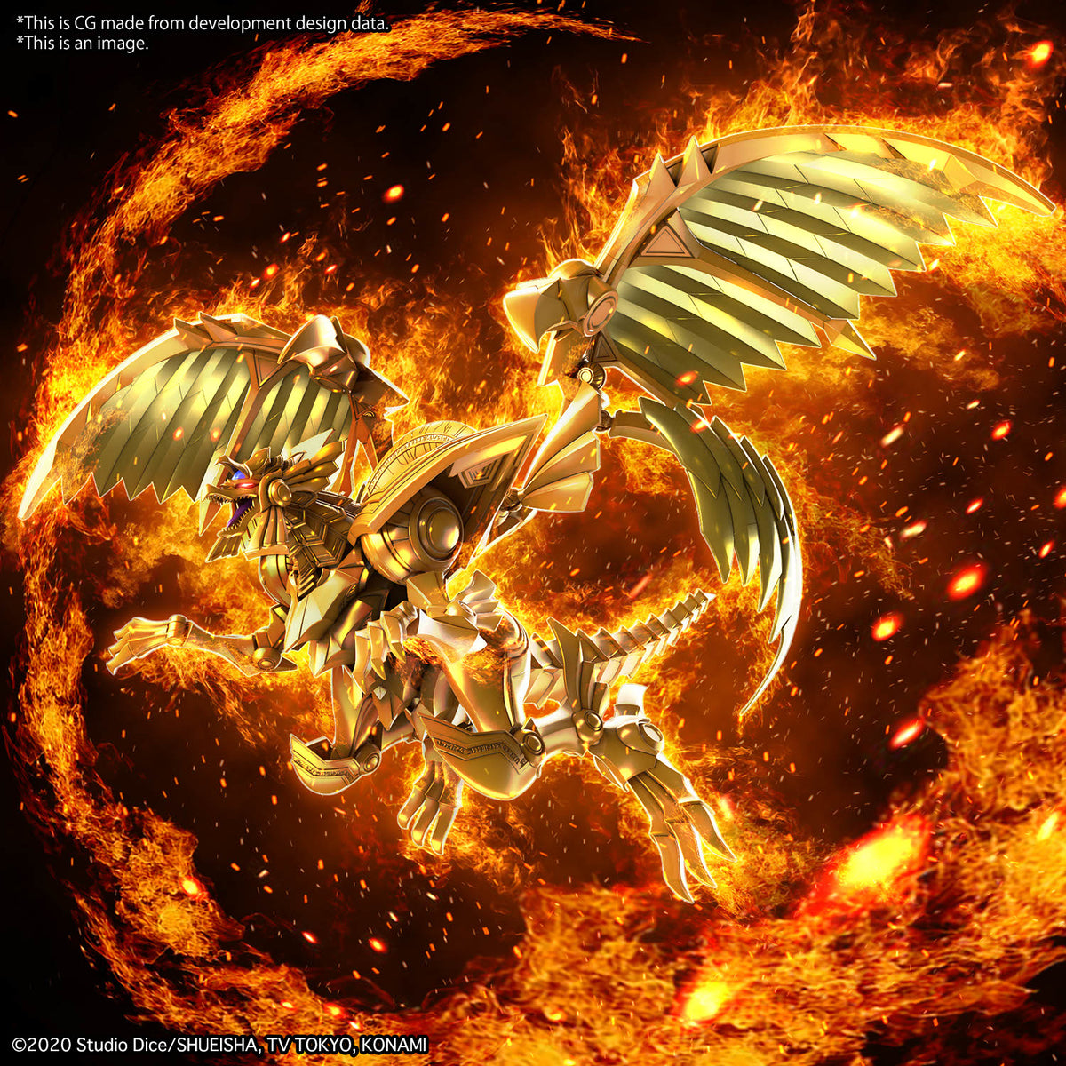 Yu-Gi-Oh!!: Egyptian God- The Winged Dragon of Ra - Figure-rise Standard Amplified Model Kit