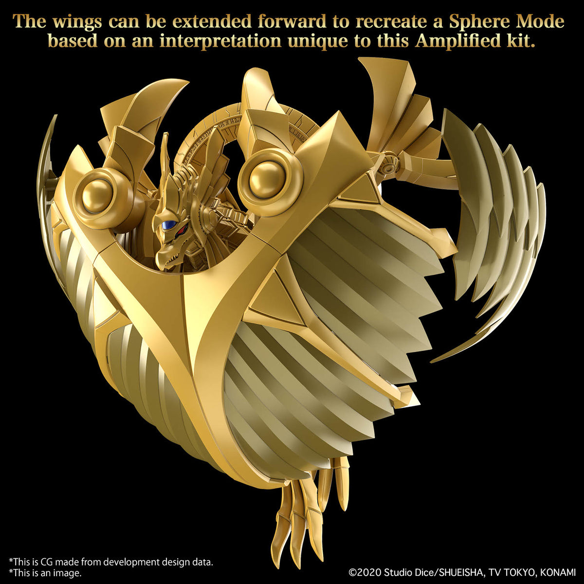 Yu-Gi-Oh!!: Egyptian God- The Winged Dragon of Ra - Figure-rise Standard Amplified Model Kit