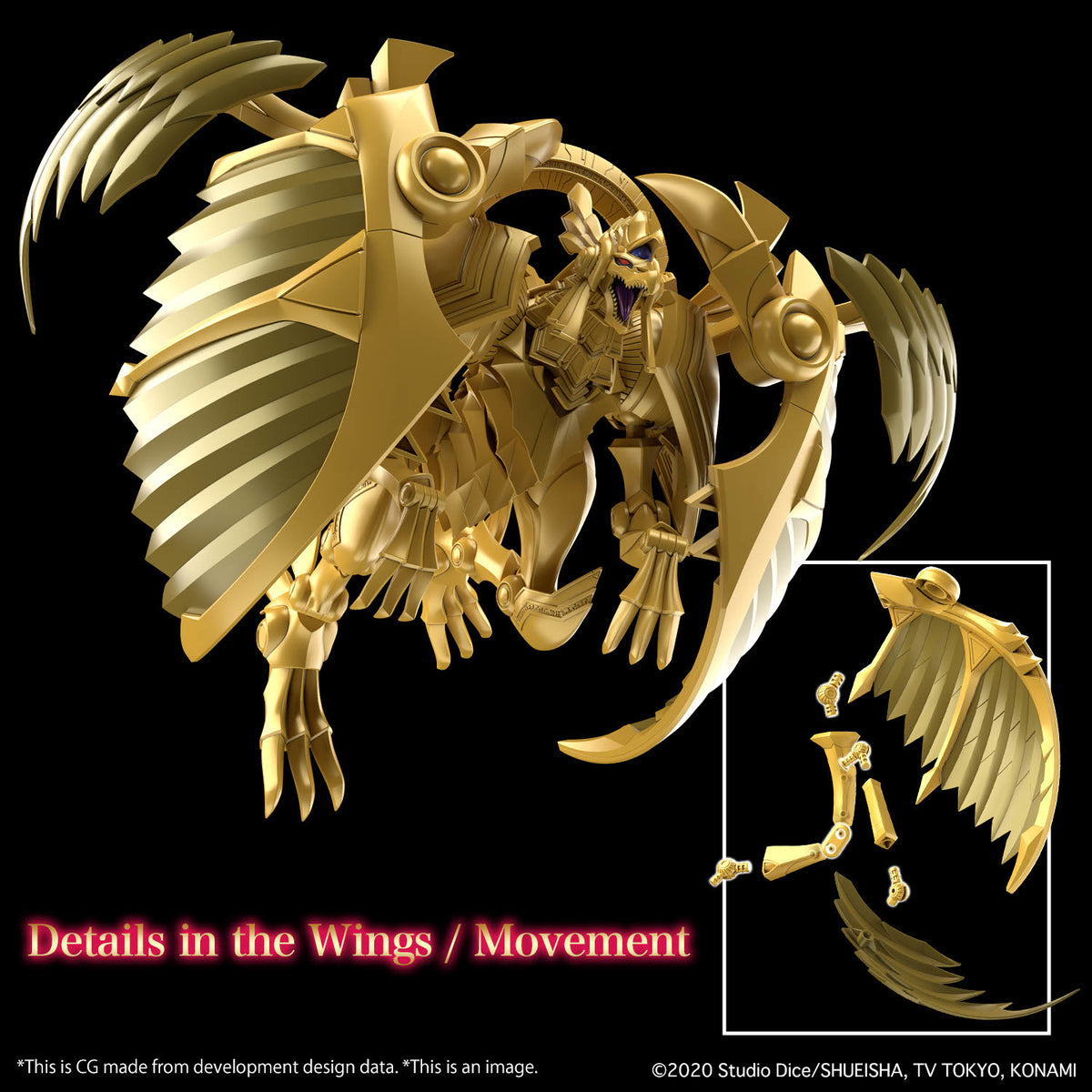 Yu-Gi-Oh!!: Egyptian God- The Winged Dragon of Ra - Figure-rise Standard Amplified Model Kit
