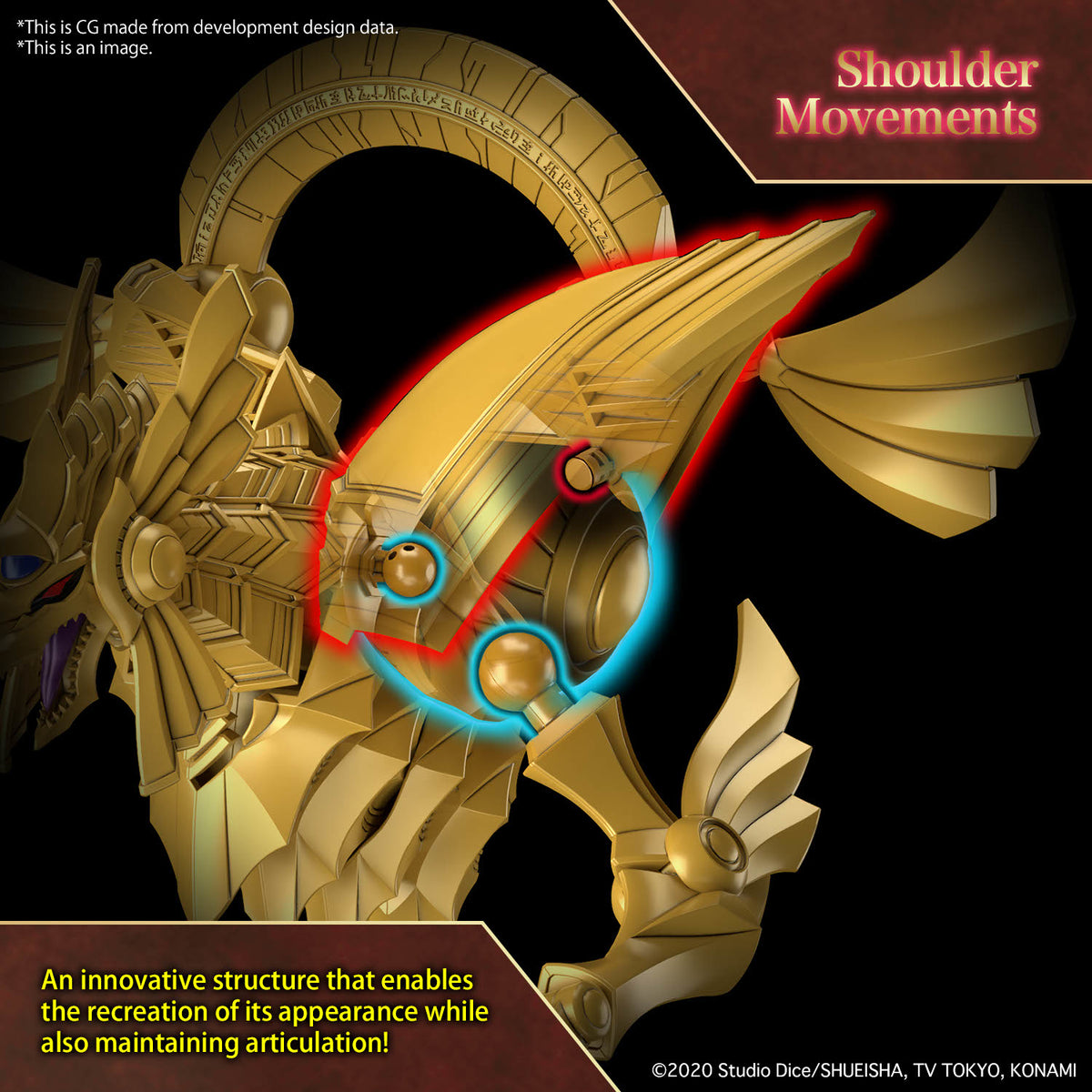 Yu-Gi-Oh!!: Egyptian God- The Winged Dragon of Ra - Figure-rise Standard Amplified Model Kit