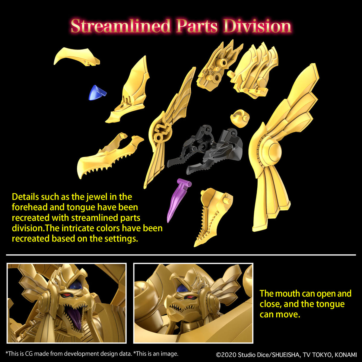 Yu-Gi-Oh!!: Egyptian God- The Winged Dragon of Ra - Figure-rise Standard Amplified Model Kit