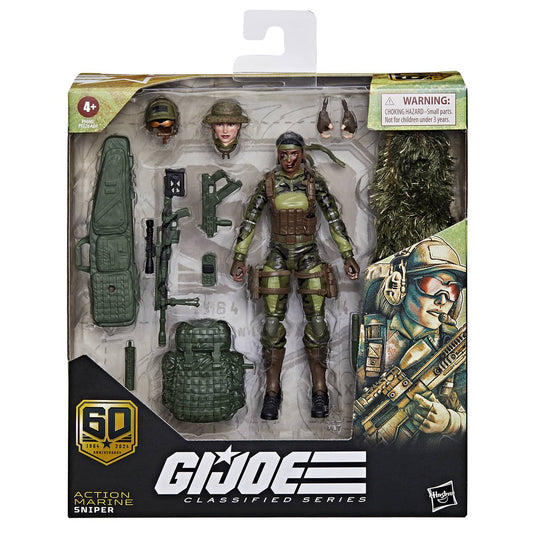 GI Joe Classified Series: Action Marine Sniper - 6 inch Deluxe Action Figure