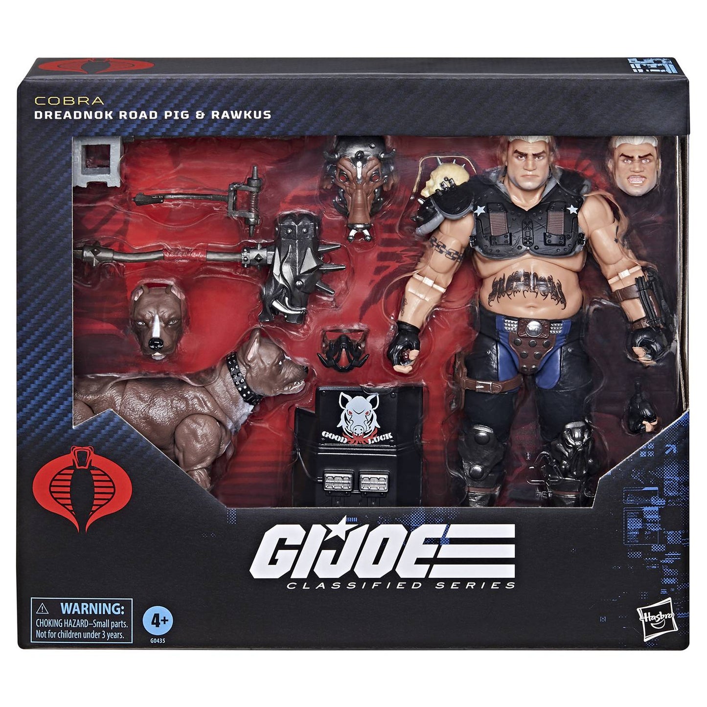 GI Joe Classified Series: Cobra Dreadnok Road Pig & Rawkus - 6 inch Deluxe Action Figure