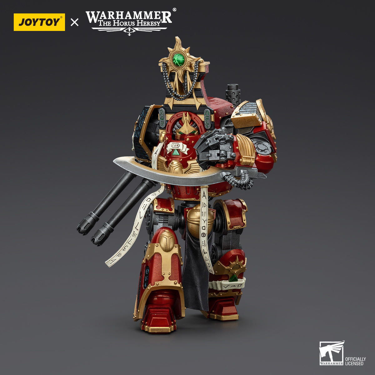 Warhammer: The Horus Heresy - Thousand Sons - Contemptor-Osiron Dreadnought with Gravis Force Blade and Gravis Autocannon - 1/18 Scale Action Figure