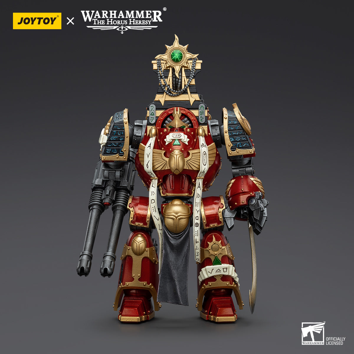 Warhammer: The Horus Heresy - Thousand Sons - Contemptor-Osiron Dreadnought with Gravis Force Blade and Gravis Autocannon - 1/18 Scale Action Figure