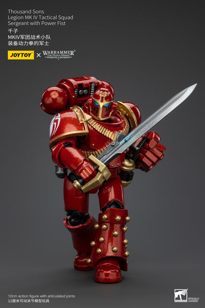 Warhammer: The Horus Heresy - Thousand Suns - Tactical Squad Sergeant with Power Fist - 1/18 Scale Action Figure