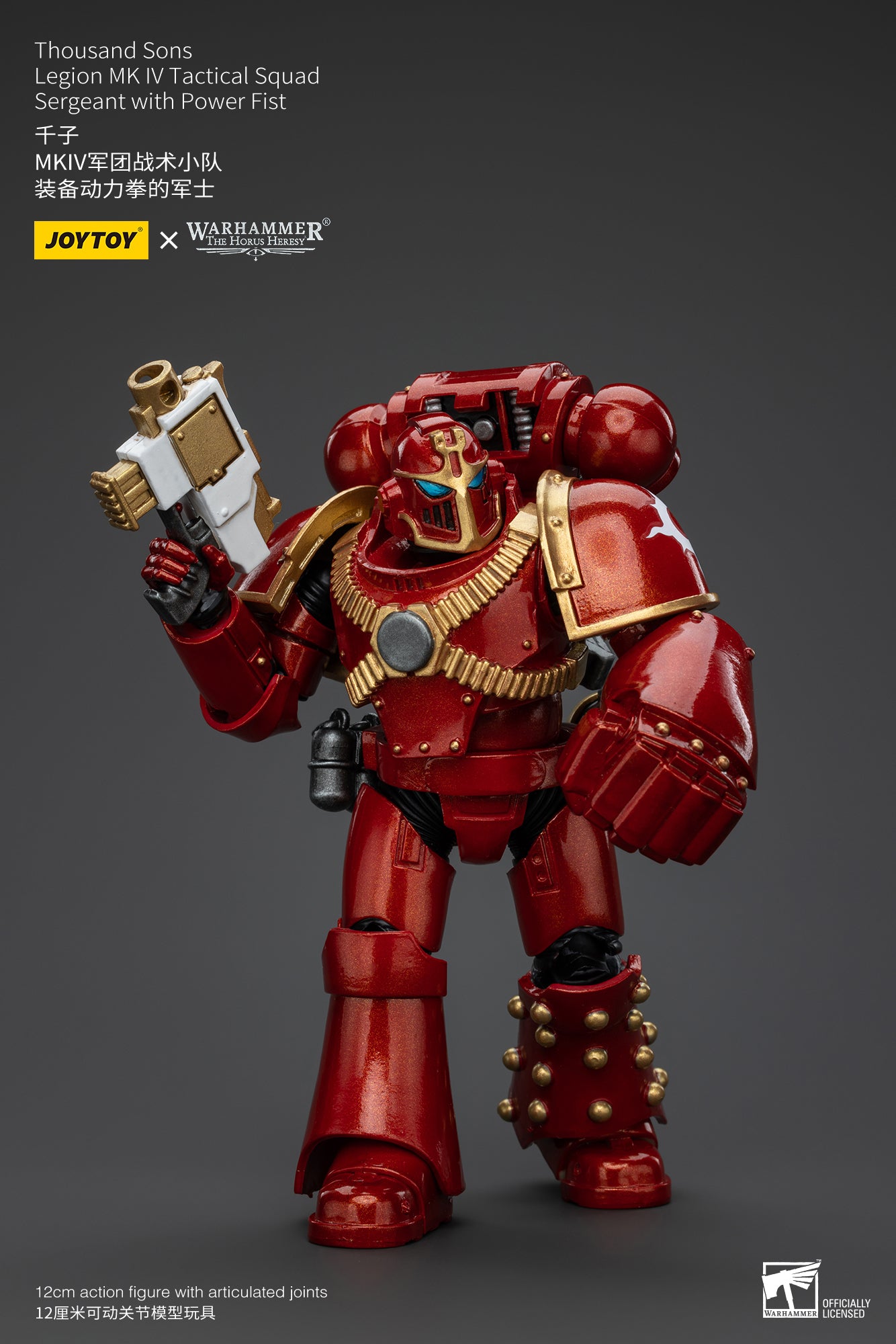 Warhammer: The Horus Heresy - Thousand Suns - Tactical Squad Sergeant with Power Fist - 1/18 Scale Action Figure