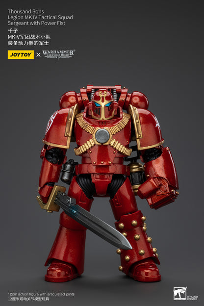 Warhammer: The Horus Heresy - Thousand Suns - Tactical Squad Sergeant with Power Fist - 1/18 Scale Action Figure