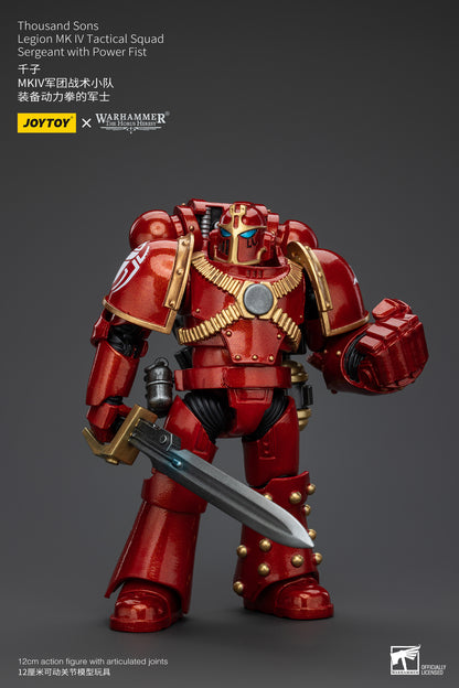 Warhammer: The Horus Heresy - Thousand Suns - Tactical Squad Sergeant with Power Fist - 1/18 Scale Action Figure