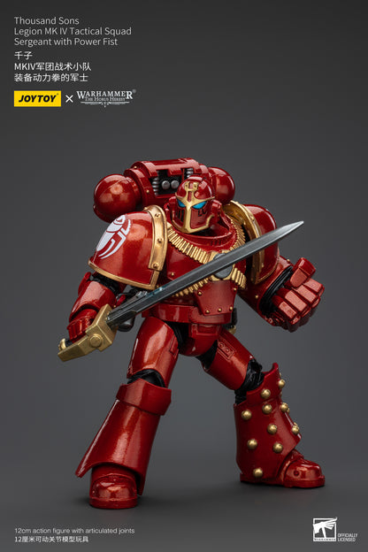 Warhammer: The Horus Heresy - Thousand Suns - Tactical Squad Sergeant with Power Fist - 1/18 Scale Action Figure