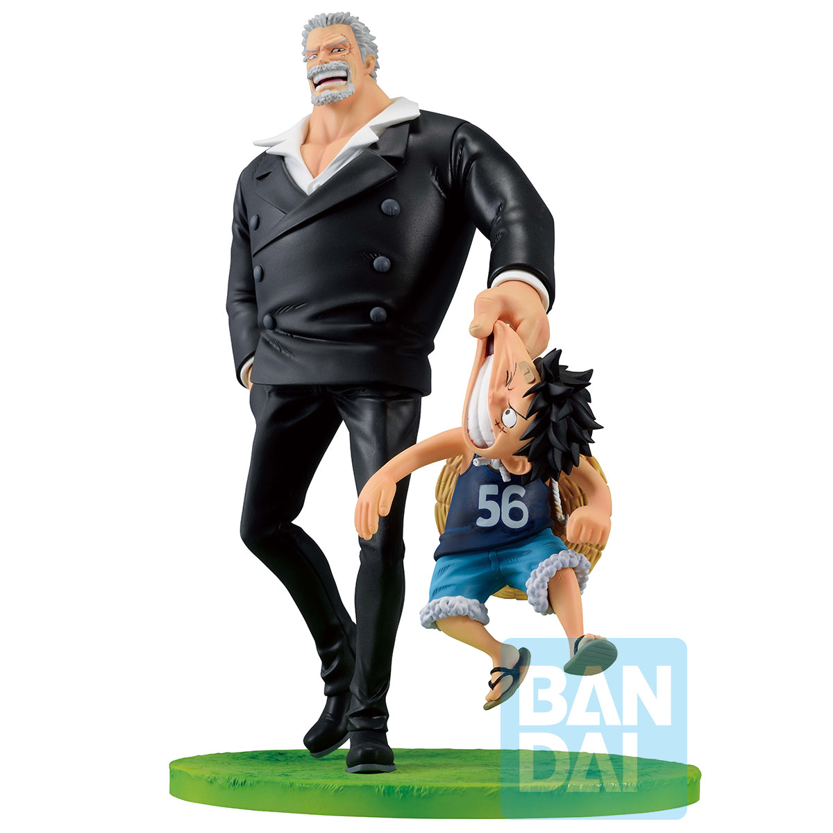 One Piece: Monkey.D.Luffy and Monkey.D.Garp Revible Moment - Ichibansho Figure