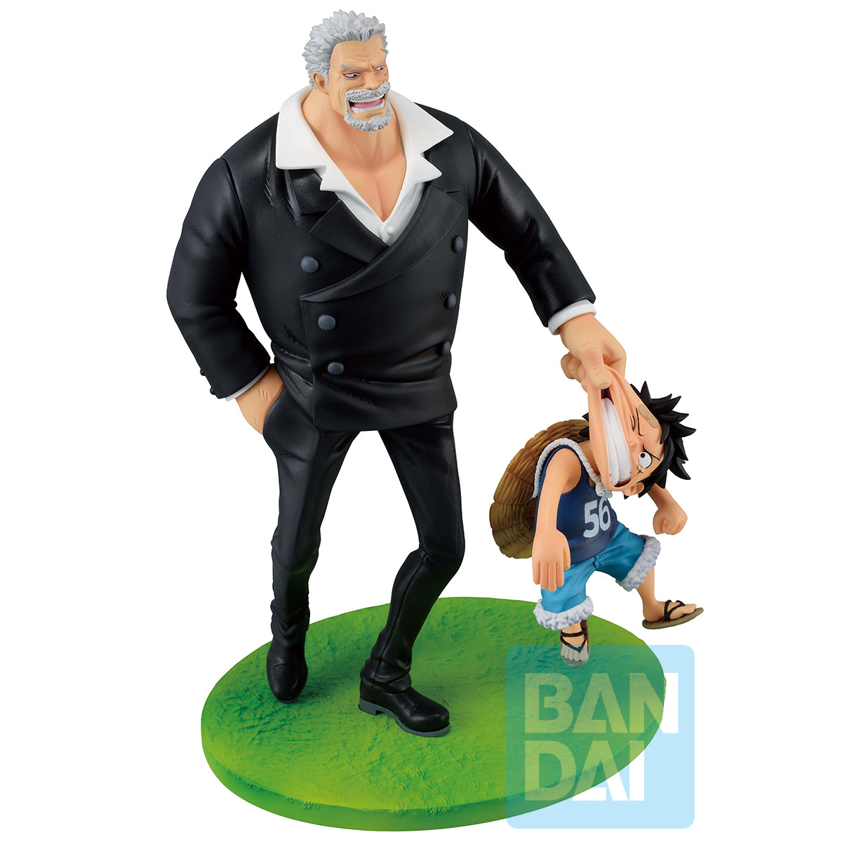 One Piece: Monkey.D.Luffy and Monkey.D.Garp Revible Moment - Ichibansho Figure