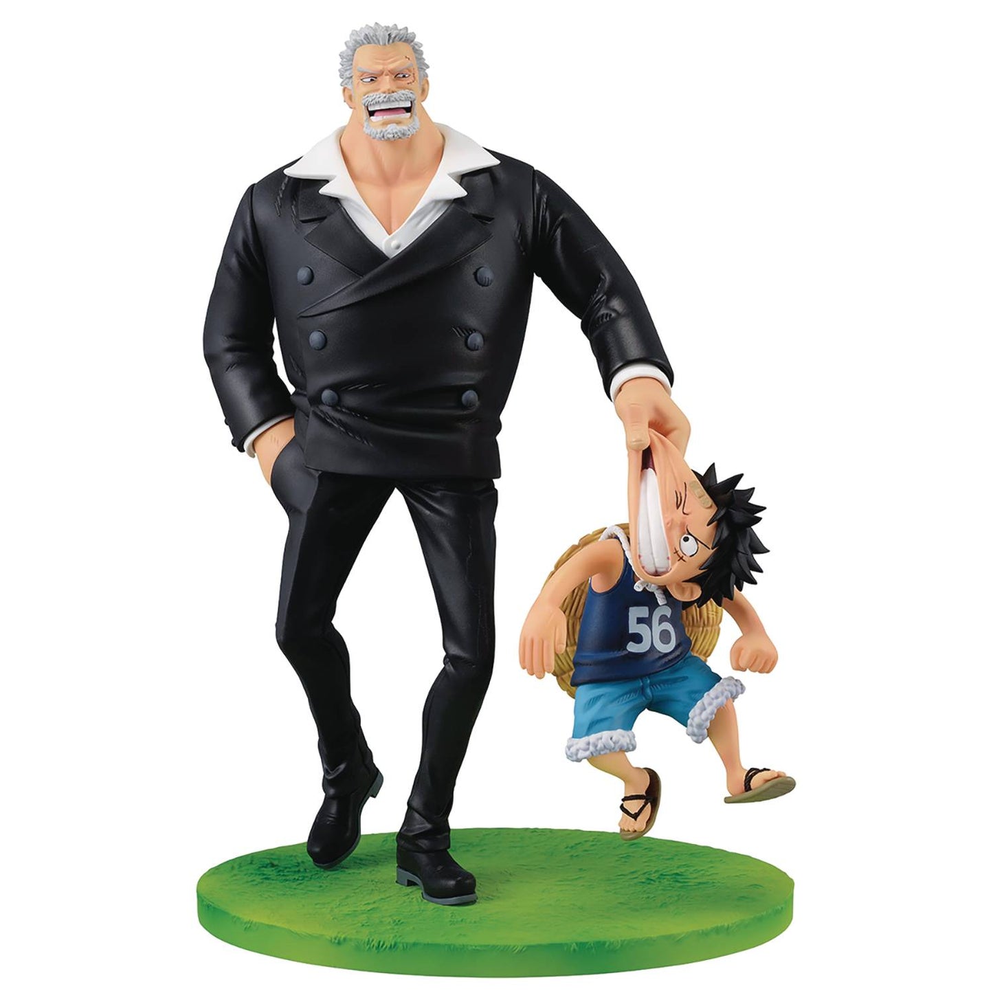 One Piece: Monkey.D.Luffy and Monkey.D.Garp Revible Moment - Ichibansho Figure