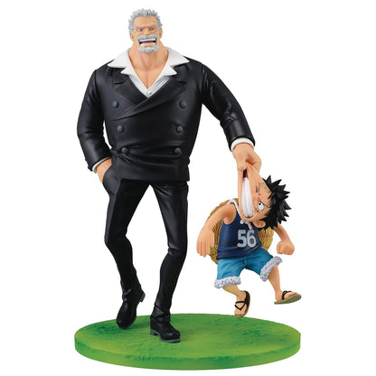One Piece: Monkey.D.Luffy and Monkey.D.Garp Revible Moment - Ichibansho Figure