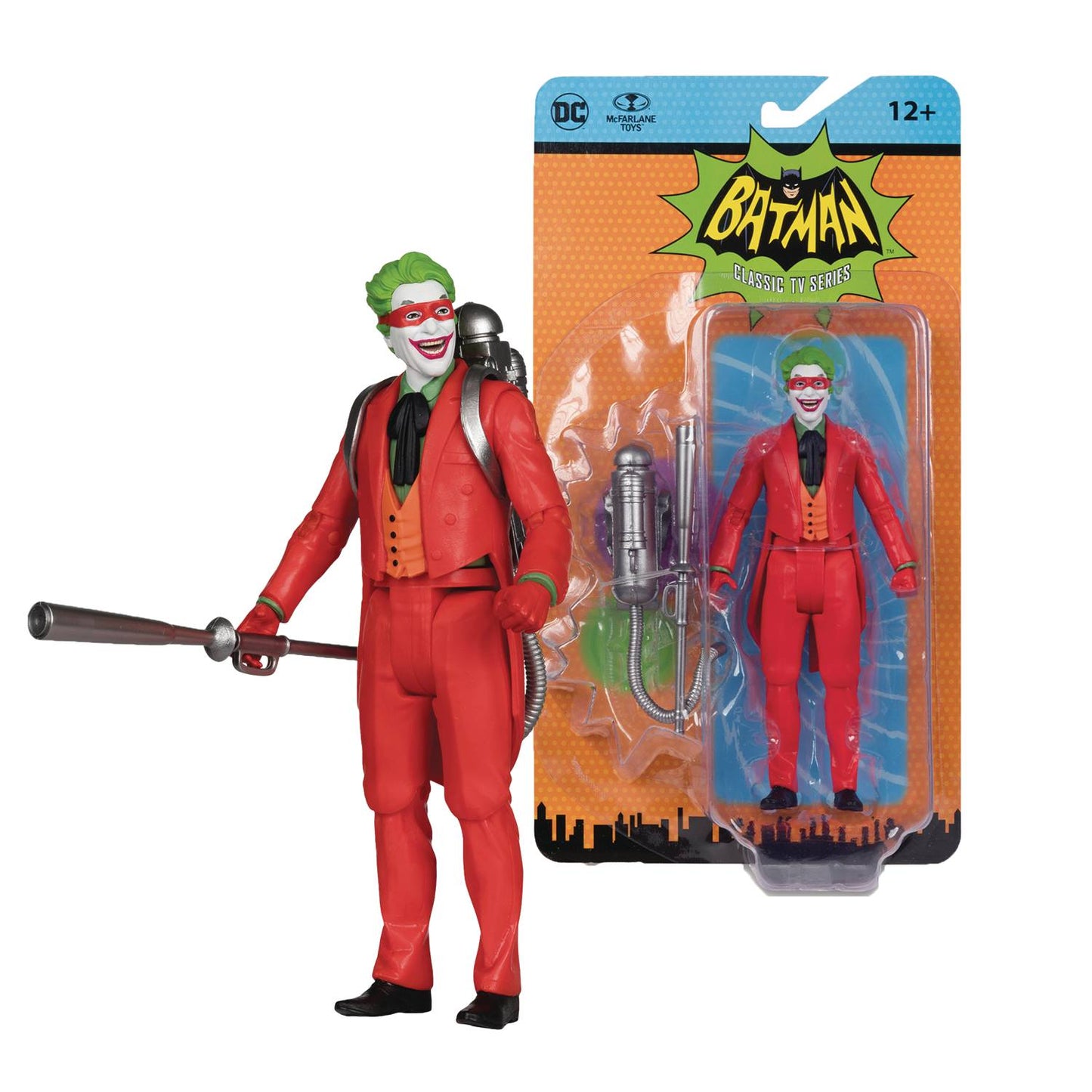 DC Retro: 66 Batman - Joker w/ Mask - Action Figure