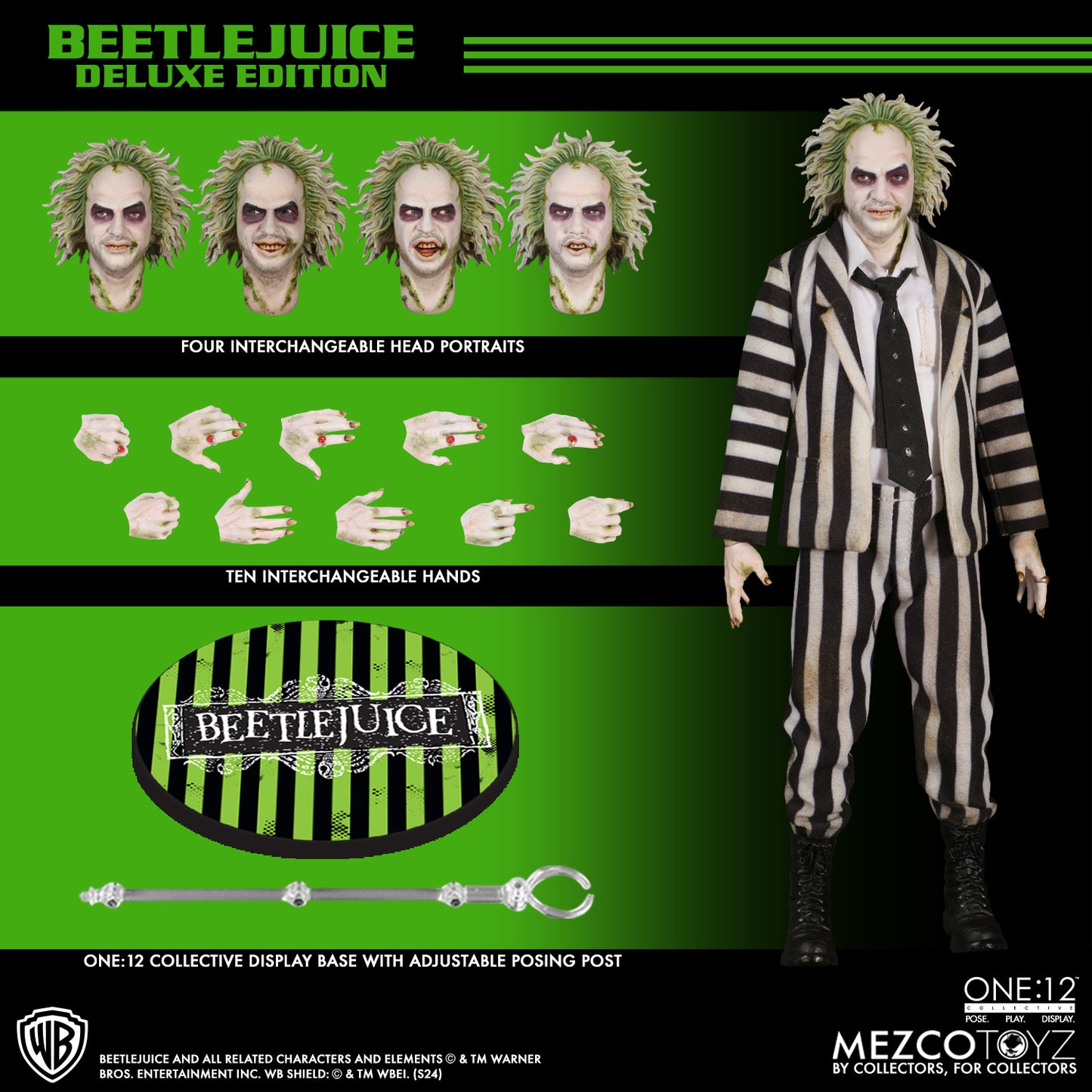 [Pre-Order] One 12 Collective: Beetlejuice - Deluxe Action Figure