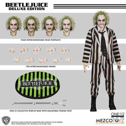 [Pre-Order] One 12 Collective: Beetlejuice - Deluxe Action Figure