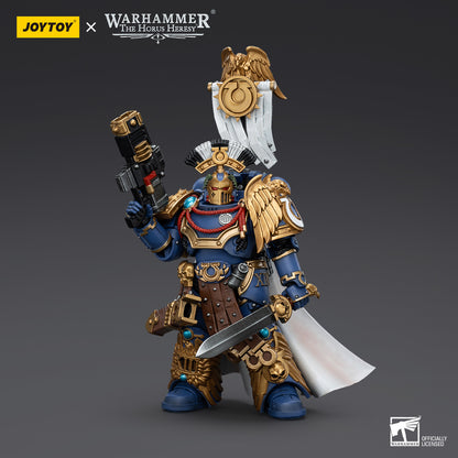 Warhammer: The Horus Heresy - Ultramarines - Legion Praetor with Power Sword and Volkite Serpenta - 1/18 Scale Action Figure