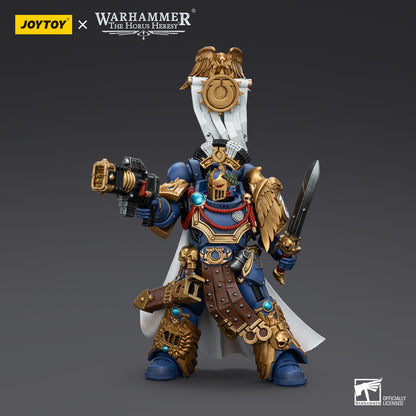 Warhammer: The Horus Heresy - Ultramarines - Legion Praetor with Power Sword and Volkite Serpenta - 1/18 Scale Action Figure