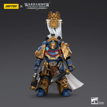 Warhammer: The Horus Heresy - Ultramarines - Legion Praetor with Power Sword and Volkite Serpenta - 1/18 Scale Action Figure