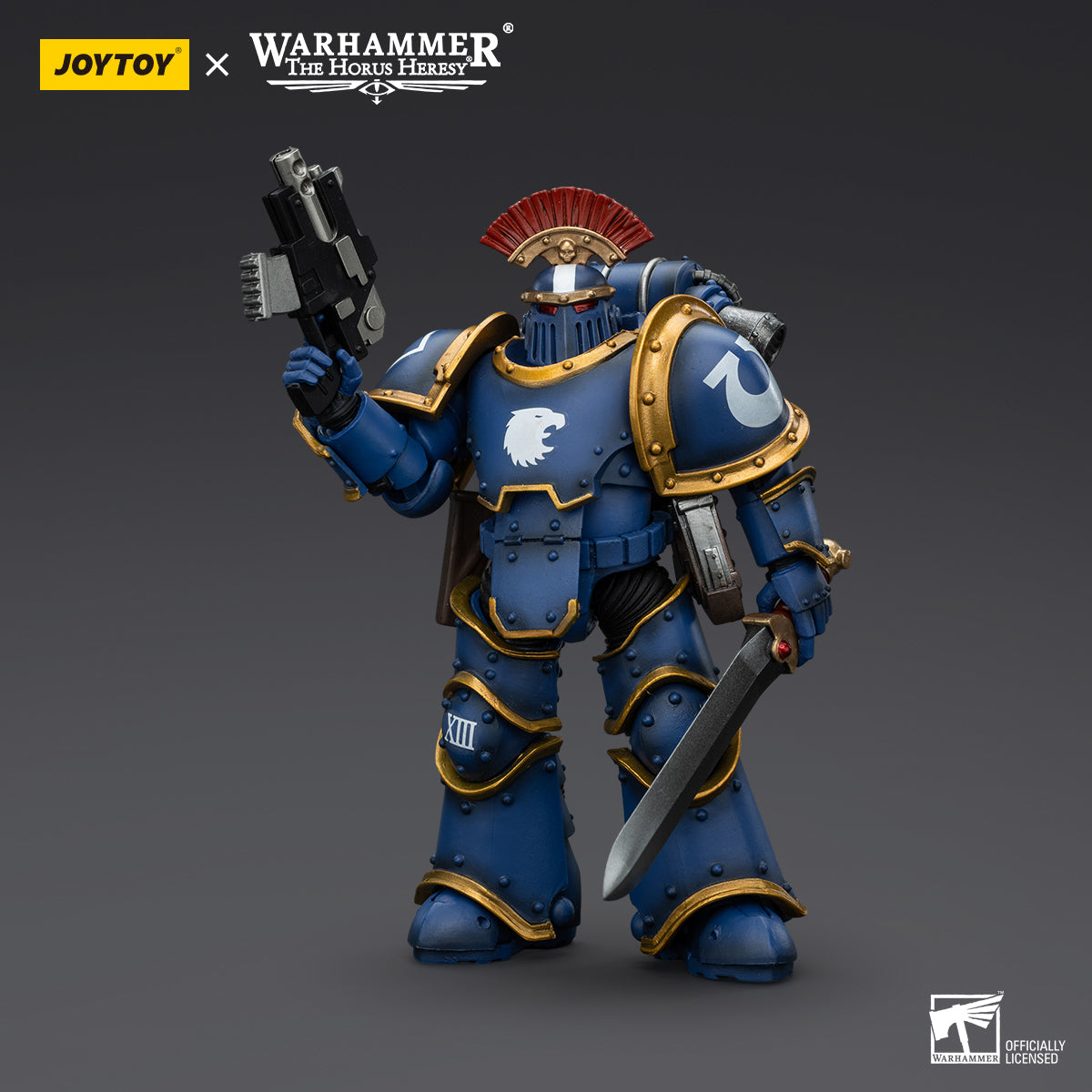 [Pre-Order] JoyToy Warhammer 40K Ultramarines: MKIII Sergeant Power Sword - 1/18 Action Figure