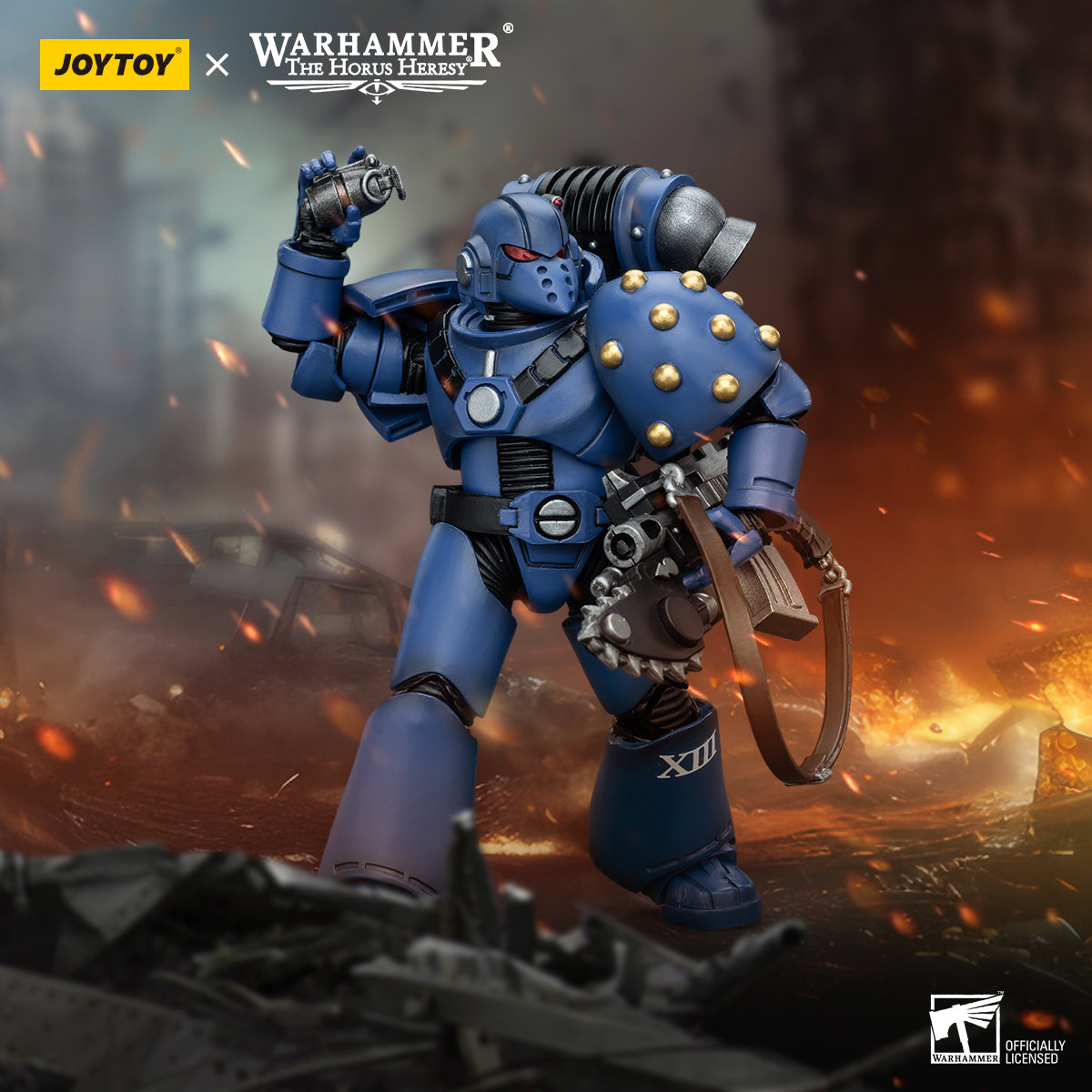 [Pre-Order] JoyToy Warhammer 40K Ultramarines: MKVI Chainblade - 1/18 Action Figure