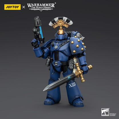 [Pre-Order] JoyToy Warhammer 40K Ultramarines: MKVI Sergeant Power Sword - 1/18 Action Figure