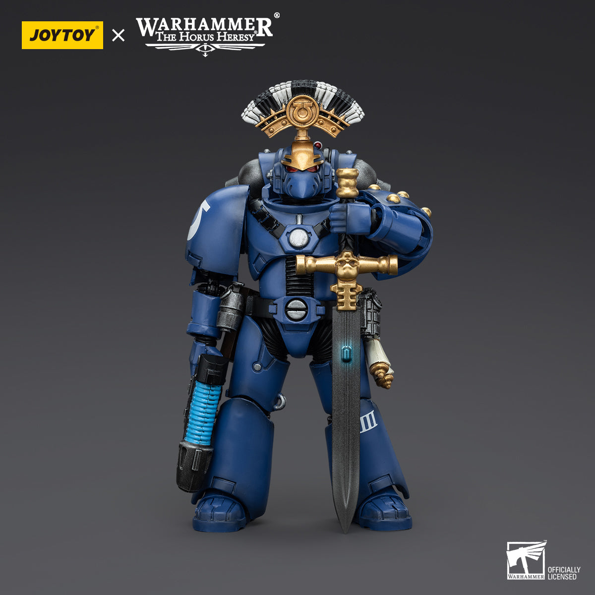 [Pre-Order] JoyToy Warhammer 40K Ultramarines: MKVI Sergeant Power Sword - 1/18 Action Figure