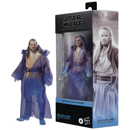 Star Wars Black Series: Obi Wan Kenobi - Qui-Gon Jinn - Spirit Force Action Figure