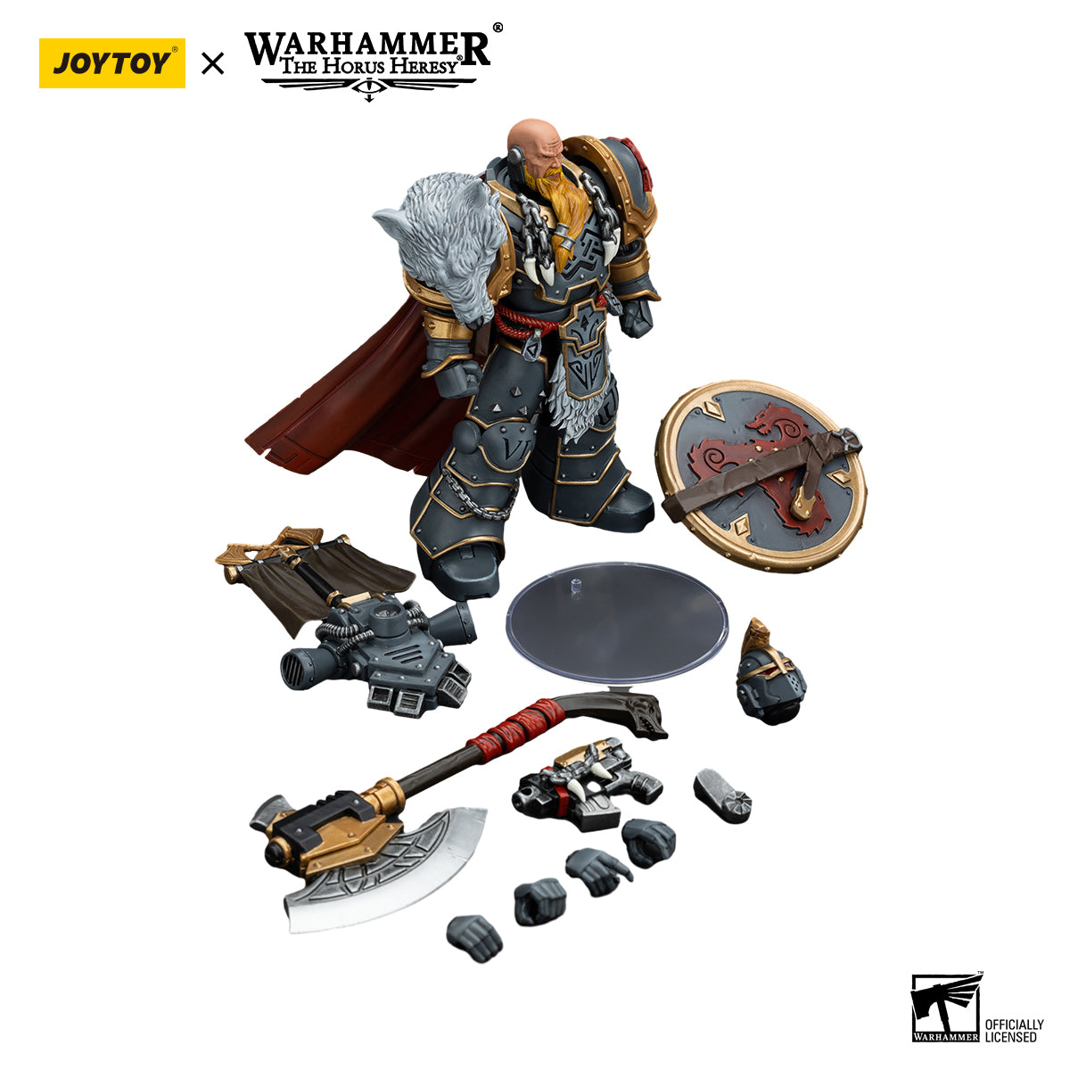 [Pre-Order] JoyToy Warhammer 40K: Space Wolves - Praetor Power Axe - 1/18 Action Figure