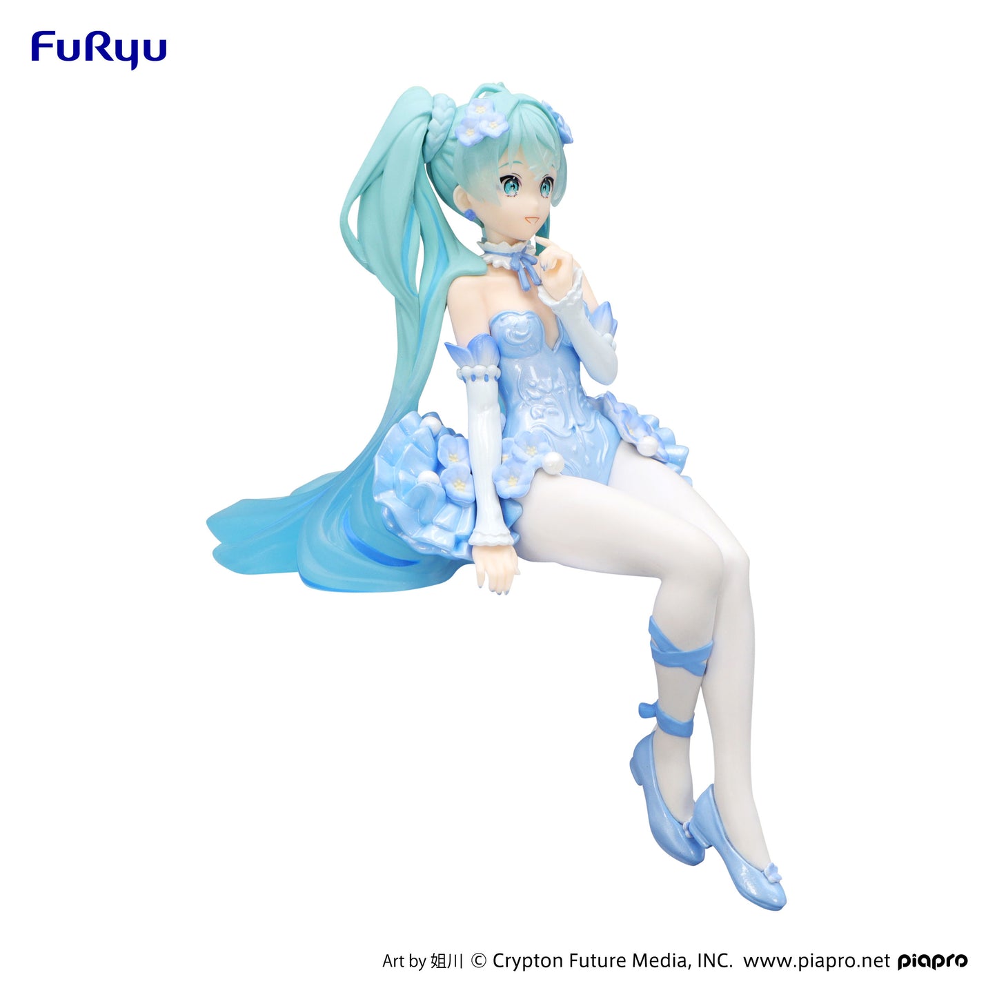 Hatsune Miku (Flower Fairy Nemophila Pail Blue Color Ver.) - Noodle Stopper Figure