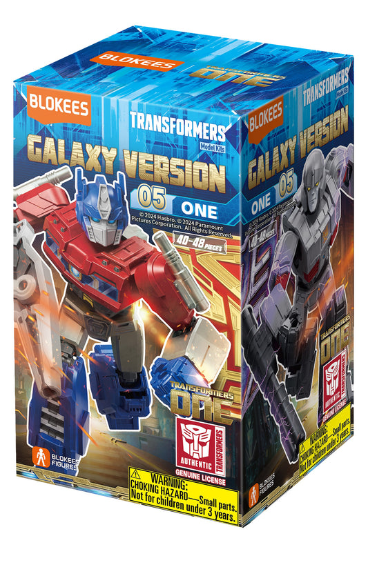 Blokees Mini Model Kit: Transformers Series (Galaxy Version) - Blind Mystery Box (Single Figure)