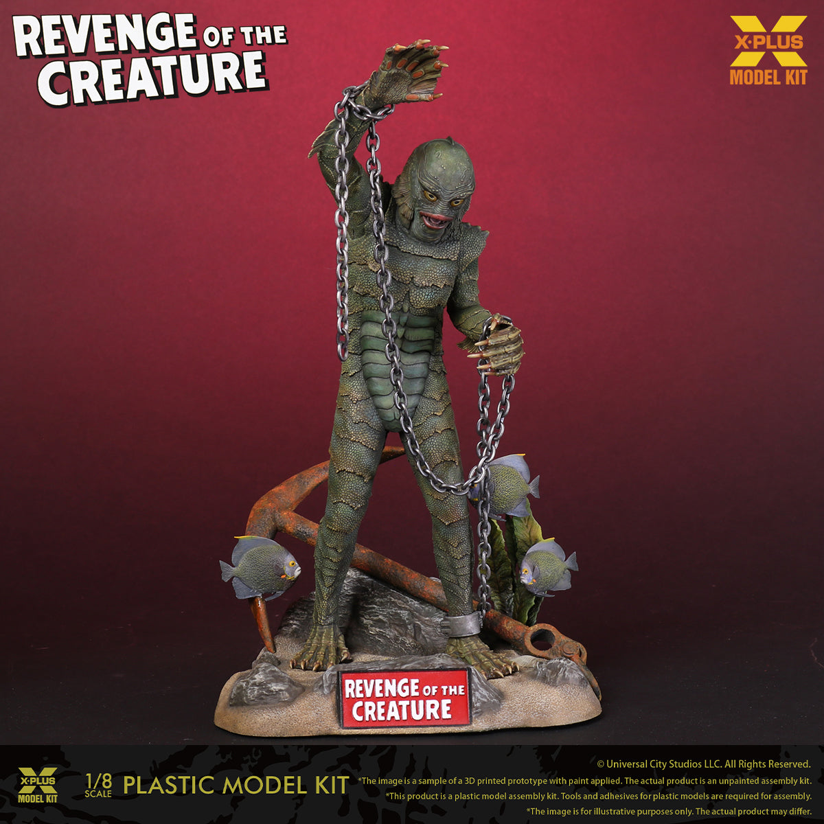 Revenge of the Creature: The Creature - 1/8 Scale Plastic Model Kit