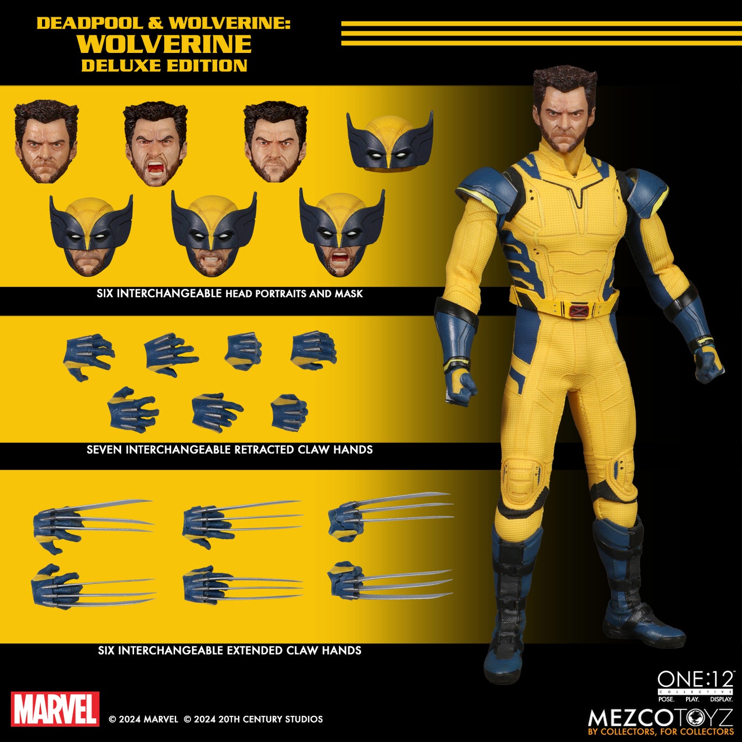 [Pre-Order] Deadpool & Wolverine - Wolverine - One 12 Collective Deluxe Action Figure