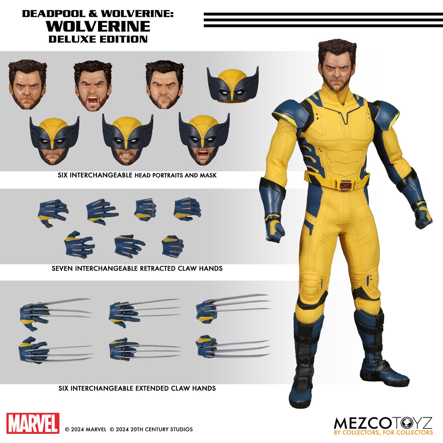 [Pre-Order] Deadpool & Wolverine - Wolverine - One 12 Collective Deluxe Action Figure