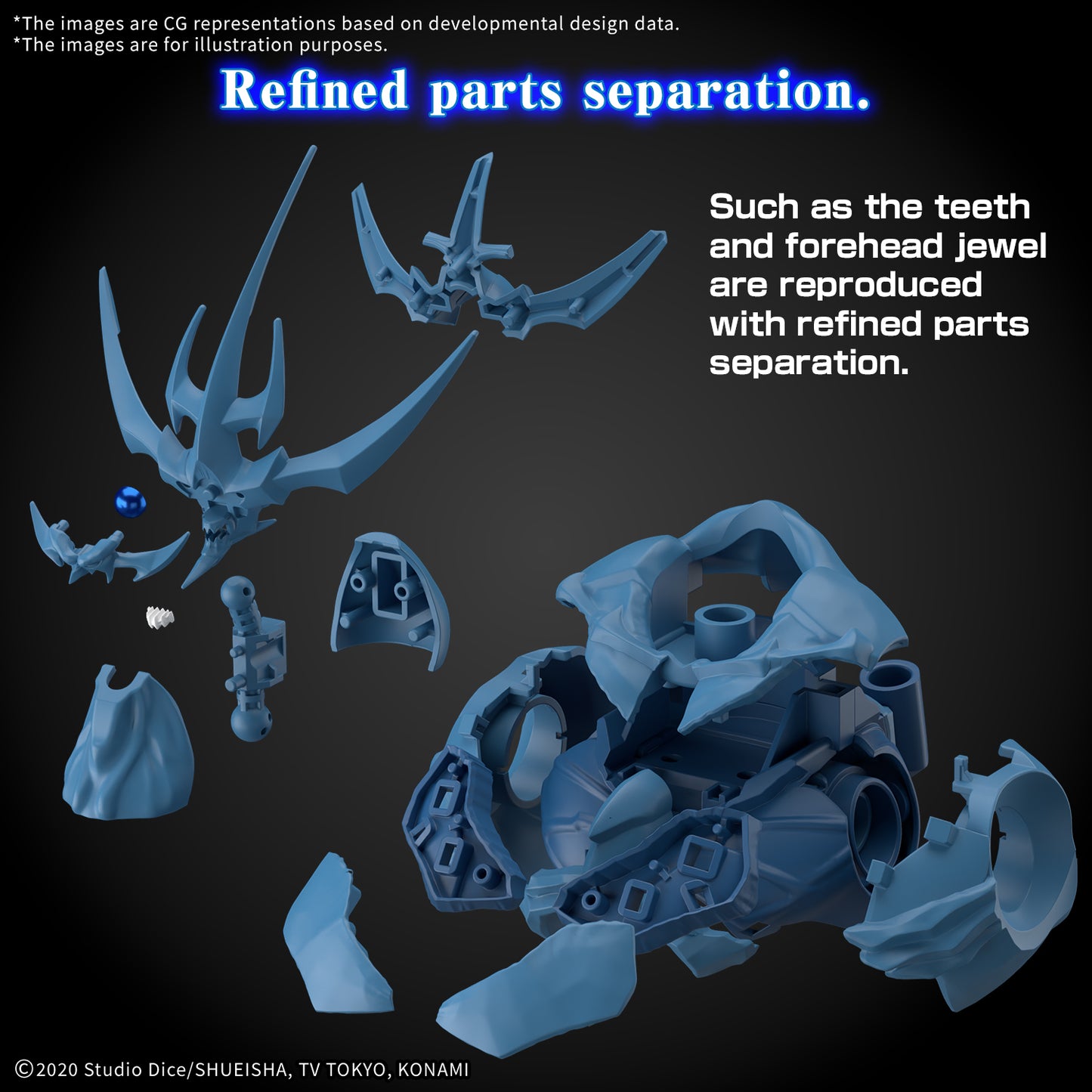 Yu-Gi-Oh!: Egyptian God- Obelisk the Tormentor (Amplified) - Figure-Rise Standard Model Kit