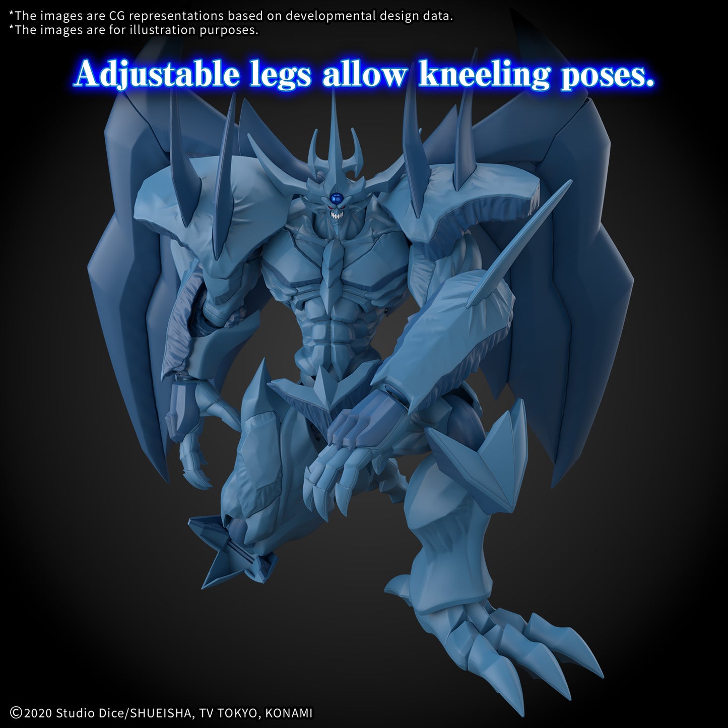 Yu-Gi-Oh!: Egyptian God- Obelisk the Tormentor (Amplified) - Figure-Rise Standard Model Kit