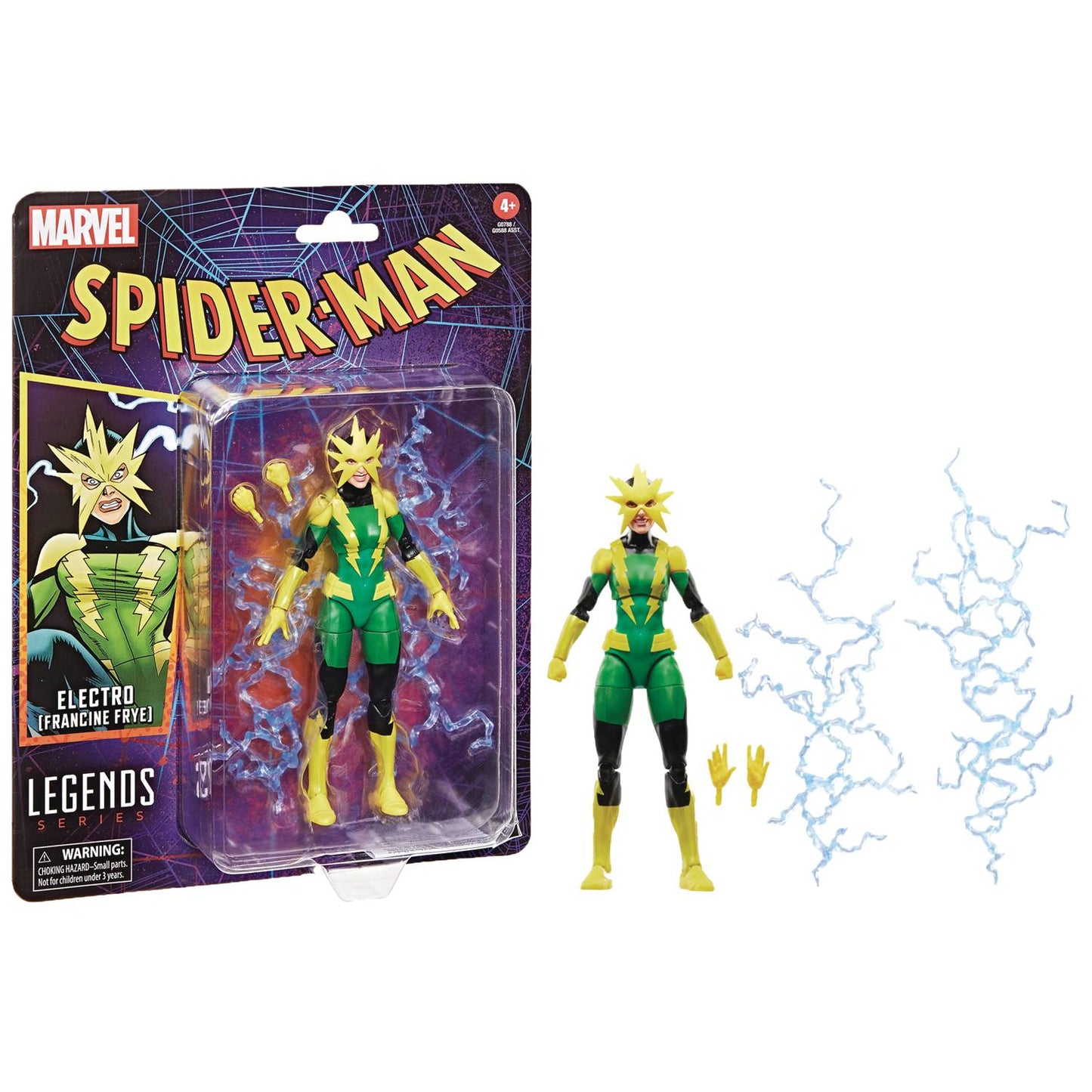 [Pre-Order] Marvel Legends: Spider-Man - Retro Electro (Francine Frye) - 6 Inch Action Figure