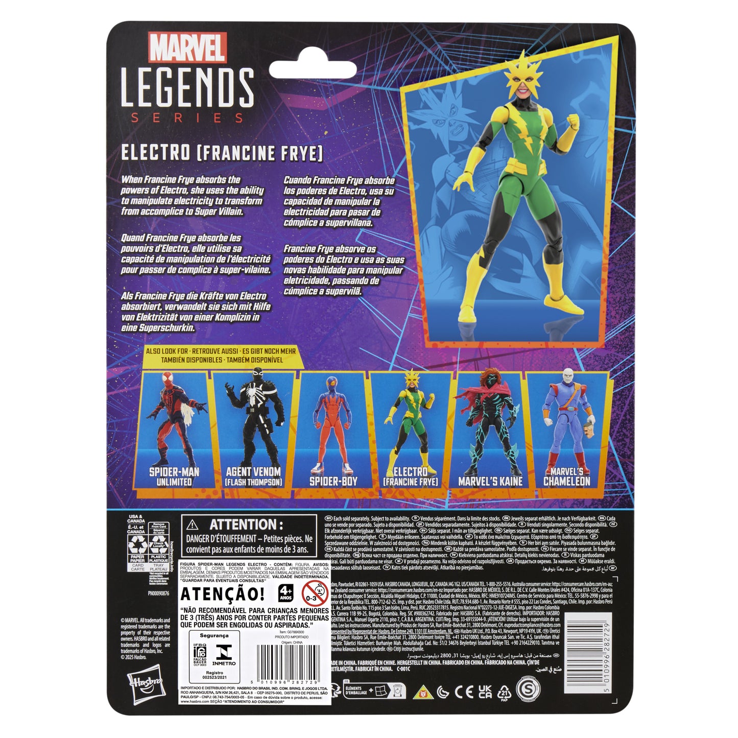 [Pre-Order] Marvel Legends: Spider-Man - Retro Electro (Francine Frye) - 6 Inch Action Figure