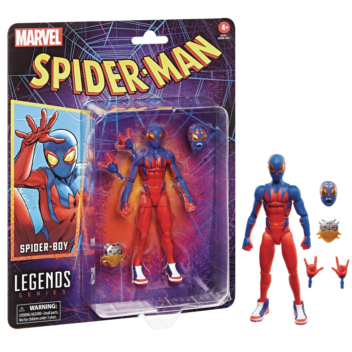 [Pre-Order] Marvel Legends: Spider-Man - Retro Spider-Boy - 6 Inch Action Figure