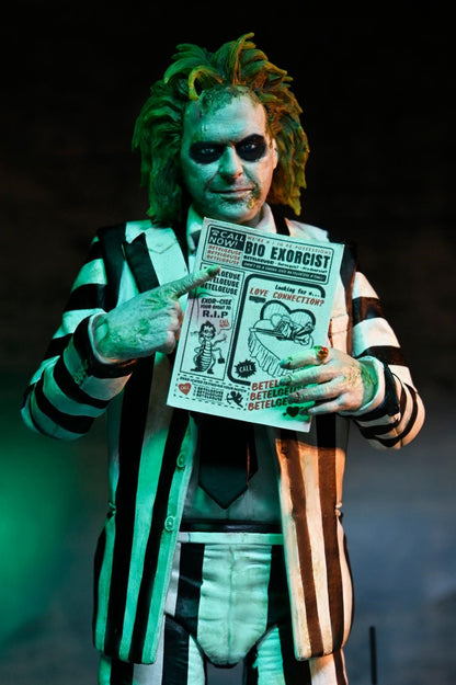 Beetlejuice Beetlejuice: Ultimate Beetlejuice (Striped Suit) - 7" Scale Action Figure