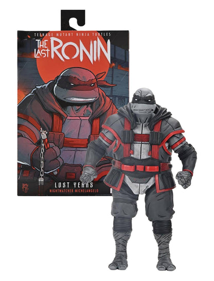 Teenage Mutant Ninja Turtles: The Last Ronin - The Lost Years - Nightwatcher  Michelangelo -  7" Action Figure - Videguy Collectibles