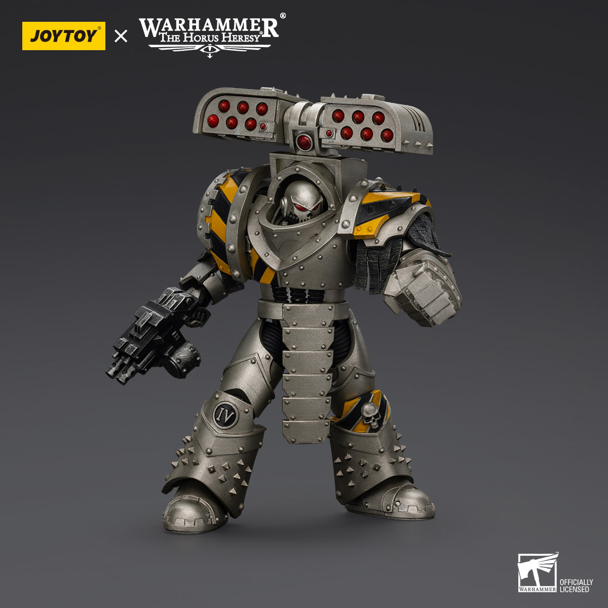 Warhammer 40K Iron Warriors: Tyrant Siege Term w/ Rocket - 1/18 Scale Action Figure