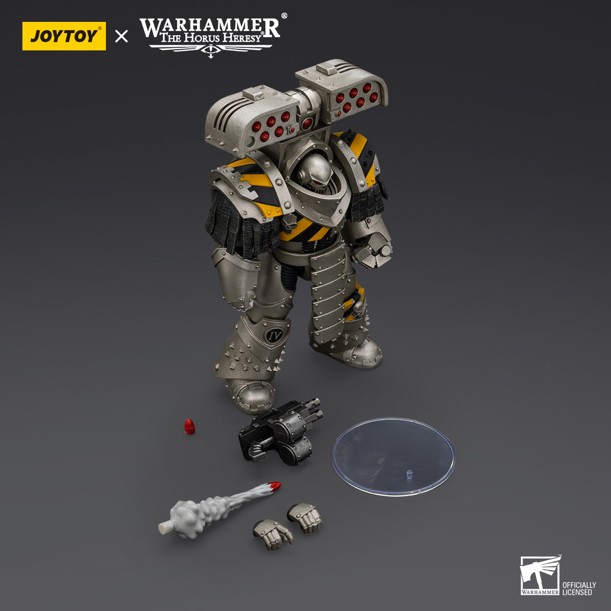 Warhammer 40K Iron Warriors: Tyrant Siege Term w/ Rocket - 1/18 Scale Action Figure