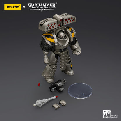 [Pre-Order] Warhammer 40K Iron Warriors: Tyrant Siege Master - 1/18 Scale Action Figure - Videguy Collectibles